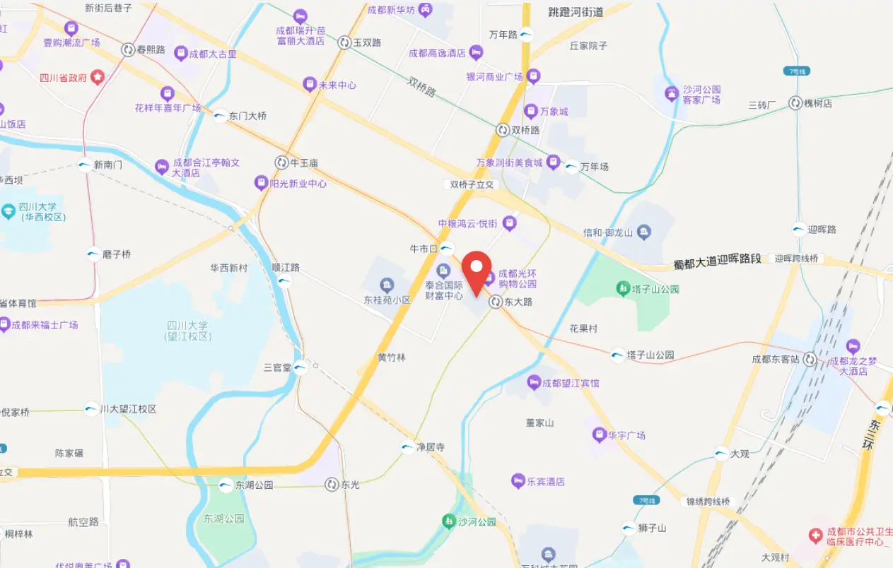 环球都汇广场位置地图